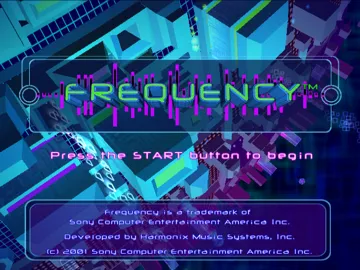 Frequency screen shot title